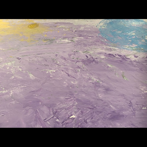 “Far, Far Away,” mixed media on canvas. - Picture 5 of 8